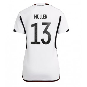 Njemačka Thomas Muller #13 Domaci Dres za Ženska SP 2022 Kratak Rukavima